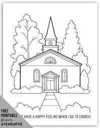 Year 01 Lesson 43 Going To Church Family Coloring Lds Coloring Pages Free Coloring Pages