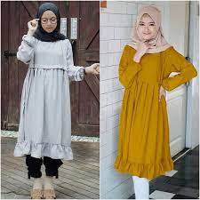 Baju tunik katun murah belanja grosir tunik murah secara online aman dan nyaman dari pusat grosir baju wanita pembelian minimal 1 seri warn. Jual Baju Tunik Wanita Atasan Nose Tunik Blouse Baju Muslim Blus Muslim Di Lapak Dress Collection Bukalapak