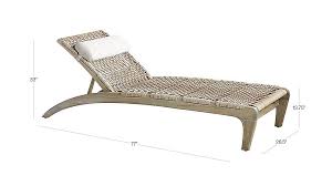 Lodi Sun Lounger With Headrest Reviews Cb2 In 2020 Sun Lounger Lounger Headrest