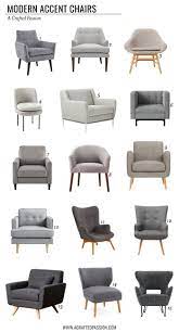 In the living room, armchairs and chairs should be present in sufficient quantity to ensure the convenience of all guests during the visit, but not to the question of choosing these two items is as important as the selection of other furniture in the modern living room, table, coffee table, dresser or. You Don T Have To Spend A Fortune To Have Modern Accent Chairs Check Out These Affordable Gray Chairs Th Sofas Modernos Salas Pequenas Moveis E Decoracao Sala