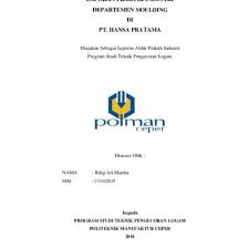Para pelajar politeknik yang mengikuti latihan industri seharusnya berfikiran positif dalam apa jua keadaan yang berhadapan. Laporan Akhir Latihan Industri J0v6273v8rqx