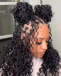 Amazon.com : Human Braiding Hair for Boho Braids Mixed Synthetic Hair  2Bundles 160g for Boho Braid Human Hair Deep Wave Bulk Human Hair for  Braiding No Weft Hair Extensions for Bohemian Braids