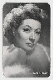 Greer Garson vintage 1950s AJ Wildman & Son Screen Star Subjects Trading  Card