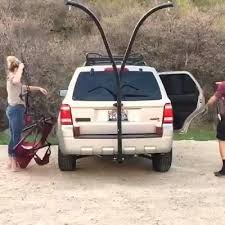 75 Steel Coated Double Hammock For Camping Sports Tailgateing Outdoor Event Video Video In 2020 Trailer Hitch Hammock Inventions