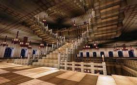 You can use any type of wood to make your stairs, as well as some types of stone, including bricks, quartz, cobblestone, and sandstone. Wood Staircase Minecraft Castle Minecraft Houses Minecraft Underground