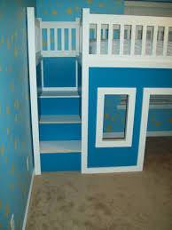 You can order one from places such as pottery barn or make your own using templates similar to ana white's. Playhouse Loft Bed With Stairs And Slide Ana White
