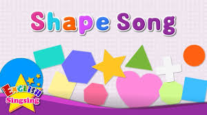 shape song english kids song learn