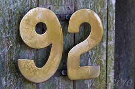 Number 92 Numbers Symbols Before Christmas