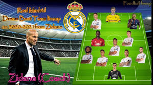 Founded on 6 march 1902 as madrid football club. Real Madrid Dream Best Team Lineup On 2020 2021 From Zidane Real Madrid Lineup2020 Youtube