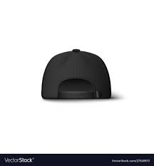 Realistic Black Baseball Cap Mockup From Back View Aff Baseball Black Realistic View A Black Baseball Cap Business Advertising Design Vector Images
