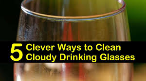February 05, 2021 table salt can be used to clean hard water stains off of glass. 5 Clever Ways To Clean Cloudy Drinking Glasses