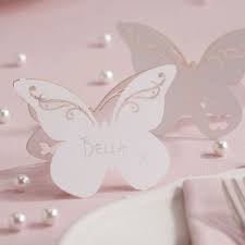 Tischkarten Elegant Butterfly Schmetterlinge 10 Stuck Sweetwedding Hochzeitskarten Druck Hochzeits Tischkarten Hochzeit Karte Hochzeit Namenskarten