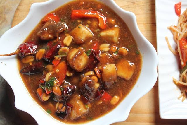 Cottage Cheese In Kung Pao Sauce
