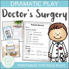 doctor themed dramatic play printables