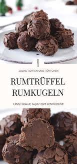 Pinterest Deutschland Pralinen Selber Machen Rezept Rumtruffel Kekse Backen Rezept