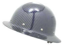 Cc Carbon Blue Kevlar Hard Hat Full Brim Custom Hard Hats Hard Hat Kevlar