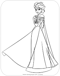 indi elsa frozen color page coloriage des pompiers