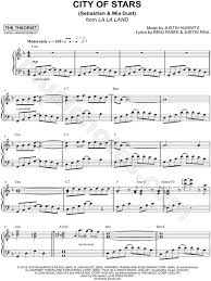 The Theorist City Of Stars Sheet Music Piano Solo In D Minor Download Print Piano Sheet Music Sheet Music Sheet Music Pdf