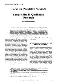 Qualitative research article critique i want money today write. Research In Nursing Health 1995 18 179 1 83 Focus On Qualitative Methods Sample Size In Quali Qualitative Research Methods Research Paper Research Writing