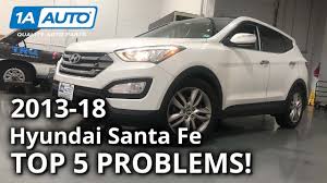 Santa fe este disponibil pentru prima data in versiunea hybrid, care contribuie la sporirea eficientei, dar si a performantelor. Top 5 Problems Hyundai Santa Fe Suv 3rd Generation 2013 18 Youtube