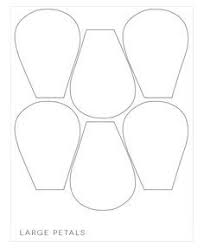 Add glue along the slit and overlap. Pdf Vector Eps Free Premium Templates Flower Petal Template Flower Templates Printable Free Paper Flower Templates