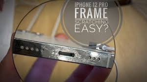 Black stainless steel scrach fixer. Iphone 12 Pro Frame Scratching Easy How To Prevent