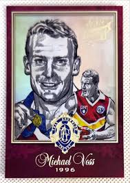 2015 AFL MICHAEL VOSS Brisbane Bears Honours Series 2 Brownlow Medallist  Sketch Card BSK89