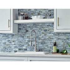 Sustainable tile choices for the kitchen backsplash boil down to three main types: Aurora Sky 2 X 3 In Brick Glass Mosaic In 2021 Unique Kitchen Backsplash Contemporary Style Kitchen Mosaic Backsplash Kitchen