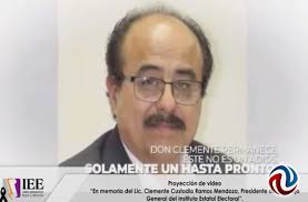 El INE está "de luto" por Clemente Custodio: Córdova