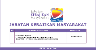 Check spelling or type a new query. Personel Mystep Jabatan Kebajikan Masyarakat Permohonan Segera