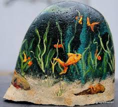 Handpainted Rocks Pet Portraits Wildlife Art Ngreshamart Rock Painting Art Painted Rocks Rock Art
