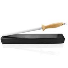 Professional 10 5 Inch Ceramic Sharpening Rod Knife Honing Steel Forged With White Japanese Ceramic Vintage Wood H Vintage Wood Japanese Ceramics Wood Handle