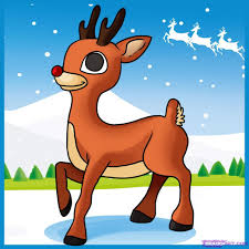 How To Draw Rudolph The Red Nosed Reindeer Christmas Kindergarten Christmas Teaching Christmas School