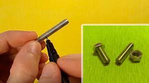 See all 21 photos the best way to shorten a bolt is to thread a nut equal in size to the hexagon of the bolt. How To Cut A Bolt At Home Easily Cut The Bolt Do It Yourself Life Hacks With Bolt Cut Screw Youtube