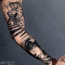 Below, you'll find a number of amazing full sleeve tattoo ideas, including hot tribal, dragon, skull, rose, lion, cross, and family tattoos. Saw This Online As A First Tattoo Idea What Do You Guys Think I Like The Upper Part The Most Tattoo