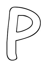 Kleur & spoor de letter l. Kleurplaat Letter P Leukekleurplaten Nl