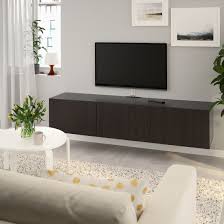 Besta Tv Unit With Doors Black Brown Lappviken Black Brown 70 7 8x16 1 2x15 Order Today Ikea Tv Bench Tv Unit Wall Mounted Tv Unit
