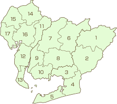 愛知県の地図 地図 県 地図 ハンドブック