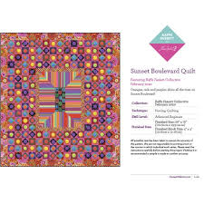 Descargar boulevard epub gratis descargar boulevard pdf gratis Sunset Boulevard Quilt Pattern Free Pdf By Free Spirit Fabrics Fat Quarter Shop