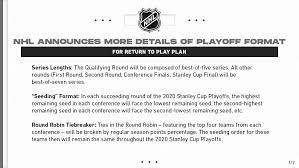 You know the true gardening rhyme, dont you?that one years seeding makes seven years weeding. 2020 Stanley Cup Playoff Seeding Will Be Redone After Each Round Nova Caps