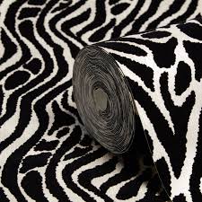 Graham Brown Julien Macdonald Black Silver Animal Print Wallpaper Departments Diy At B Q Animal Print Wallpaper Animal Print Black Silver