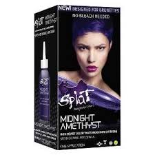 Splat Midnight Hair Color Amethyst 6 0 Fl Oz Splat Midnight Hair Color Midnight Hair Splat Hair Dye
