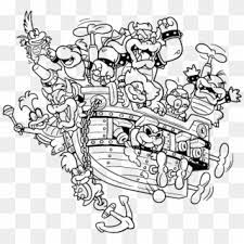 Free printable mario bowser coloring pages for kids. Bowser Coloring Pages Printable Super Mario Bowser Coloring Pages Clipart 1565711 Pikpng