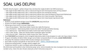 We did not find results for: Ppt Soal Uas Delphi Powerpoint Presentation Free Download Id 4242607