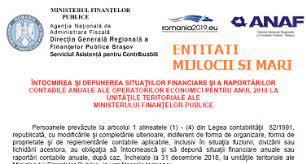 Infractiuni la legea contabilitatii (legea nr.82/1991) instanta: EntitÄƒÈ›i Mijlocii È™i Mari Oficial Intocmirea È™i Depunerea BilanÈ›urilor Pentru Anul 2018 La UnitÄƒÈ›ile Teritoriale Ale Mfp Cabinetexpert Ro Blog Contabilitate