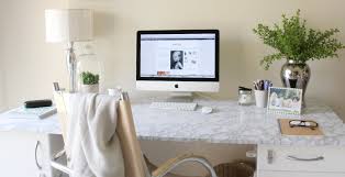 Create a home office with a desk that will suit your work style. Diy Marble Desk House Of Hawkes