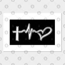 Hope faith love zu günstigen preisen. Faith Hope Love Symbols Christian Tattoo Christian Poster E Stampa Artistica Teepublic It