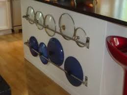 Ingenious Lid Storage Idea Kitchen Storage Hacks Pot Lids Lid Storage