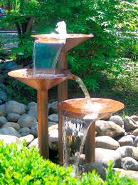 Viele gartenbesitzer träumen vom eigenen brunnen im garten. Garten Springbrunnen Kaskaden Melodie Slink Ideen Mit Wasser Modern