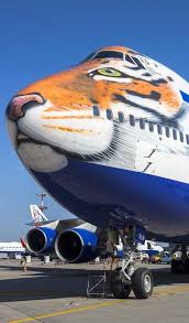 Tiger Face Jet Supports Endangered Big Cats Webecoist Aircraft Painting Aircraft Art Airplane Painting